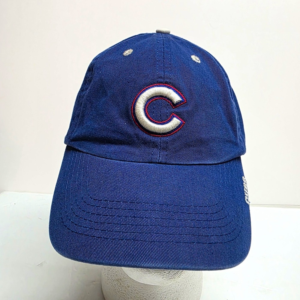 Fan Favorite Chicago Cubs Blue Adjustable Hat Cap "C" Logo MLB Baseball